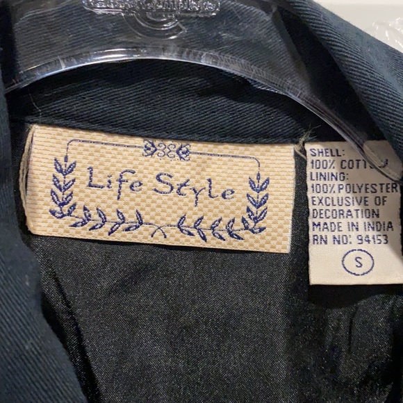 Life Style Christmas Holiday Jacket Size Small Vintage - Picture 3 of 6